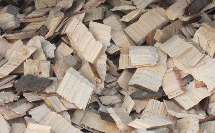 木片作为原材料